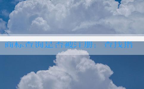 商標(biāo)查詢是否被注冊：查找指南、定義、步驟和注意事項