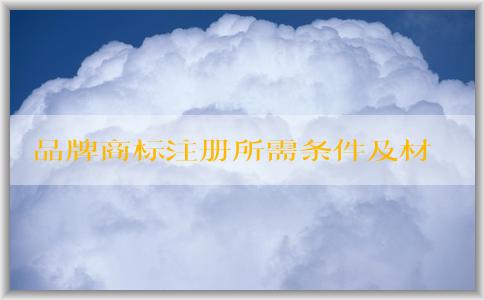 品牌商標(biāo)注冊所需條件及材料準(zhǔn)備