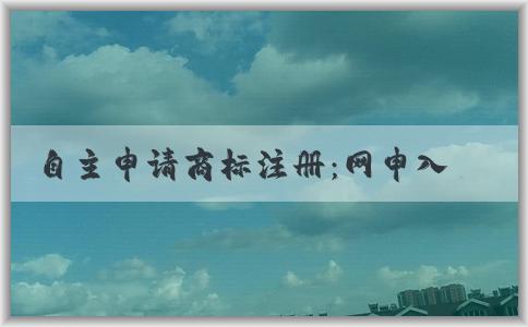 自主申請商標(biāo)注冊：網(wǎng)申入口、申請流程、查詢與編寫技巧