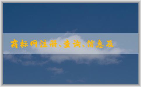 商標(biāo)網(wǎng)注冊(cè)、查詢(xún)、信息及注冊(cè)指南